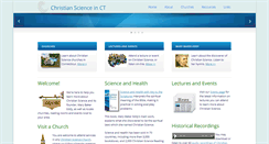 Desktop Screenshot of christiansciencect.org